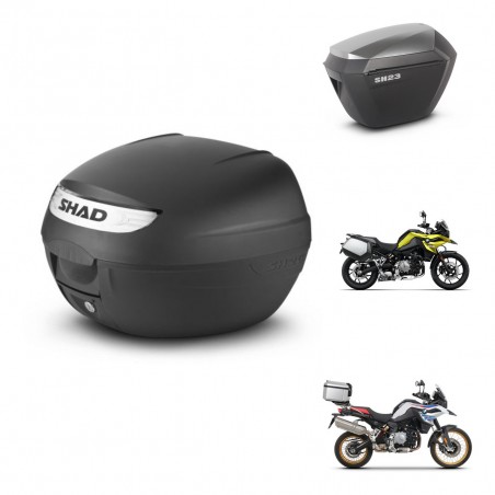 SHAD Maletas sh23 alu + soporte montaje baul SH26 KIT-470495