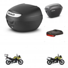 SHAD SH23 alu suitcases + mounting bracket SH26 trunk accessories KIT-470505