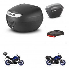 SHAD Maletas sh23 alu + soporte montaje baul SH26 accesorios KIT-470513
