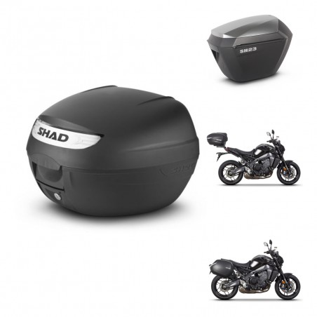 SHAD Maletas sh23 alu + soporte montaje baul SH26 KIT-470515