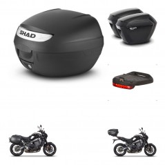 SHAD Maletas sh23 + soporte montaje baul SH26 accesorios KIT-470516