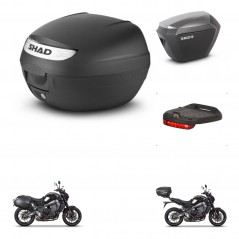 SHAD Maletas sh23 alu + soporte montaje baul SH26 accesorios KIT-470517