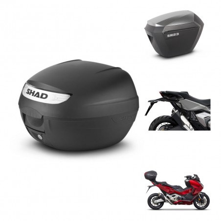 SHAD Maletas sh23 alu + soporte montaje baul SH26 KIT-470527
