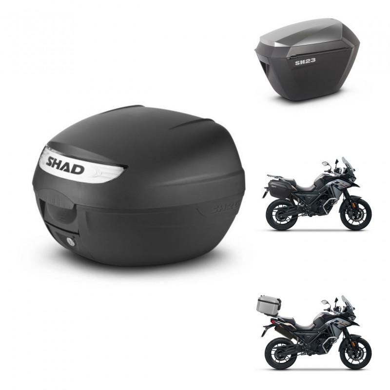 SHAD Maletas sh23 alu + soporte montaje baul SH26 KIT-470531