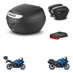 SHAD Maletas sh23 + soporte montaje baul SH26 accesorios KIT-470540