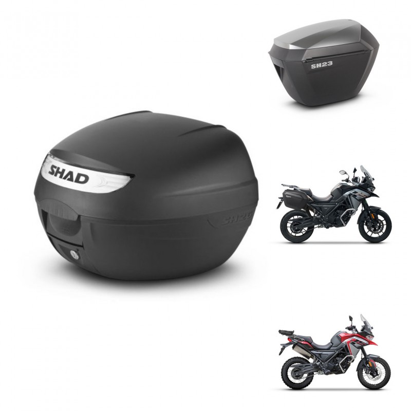 SHAD Maletas sh23 alu + soporte montaje baul SH26 KIT-470543