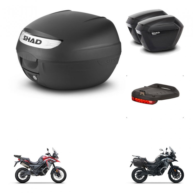SHAD Maletas sh23 + soporte montaje baul SH26 accesorios KIT-470544