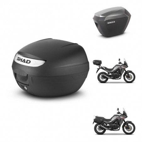 SHAD Maletas sh23 alu + soporte montaje baul SH26 KIT-470547