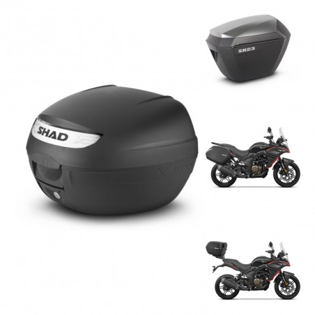 SHAD Maletas sh23 alu + soporte montaje baul SH26 KIT-470551