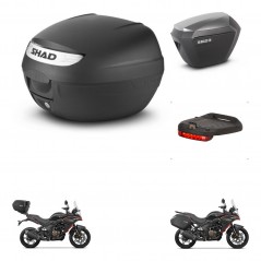 SHAD Maletas sh23 alu + soporte montaje baul SH26 accesorios KIT-470553