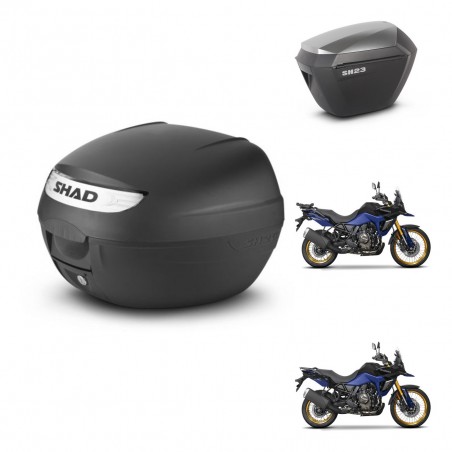 SHAD Maletas sh23 alu + soporte montaje baul SH26 KIT-470555