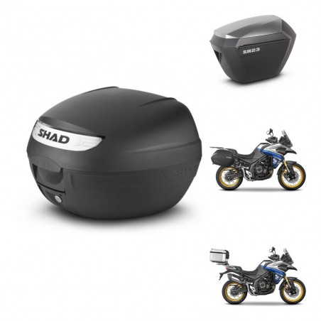 SHAD Maletas sh23 alu + soporte montaje baul SH26 KIT-470567