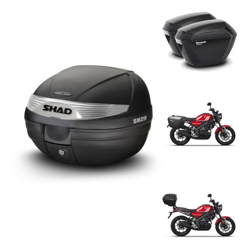 SHAD SH23 suitcases + mounting bracket SH29 trunk KIT-470570