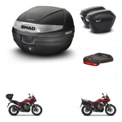 SHAD Maletas sh23 + soporte montaje baul SH29 accesorios KIT-470580