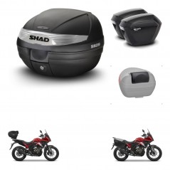 SHAD Maletas sh23 + soporte montaje baul SH29 accesorios KIT-470582