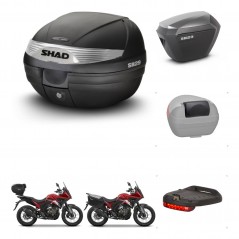 SHAD SH23 alu suitcases + mounting bracket SH29 trunk accessories KIT-470585