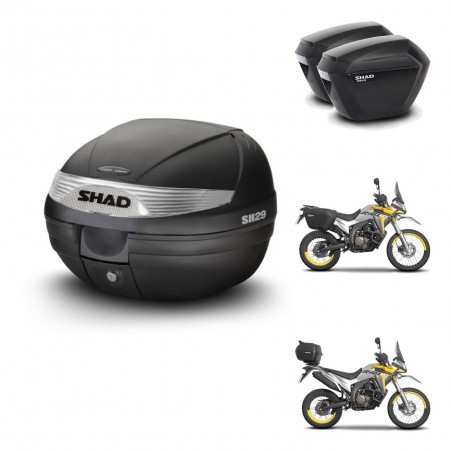SHAD Maletas sh23 + soporte montaje baul SH29 KIT-470594