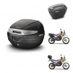 SHAD Maletas sh23 alu + soporte montaje baul SH29 KIT-470595