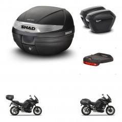 SHAD Maletas sh23 + soporte montaje baul SH29 accesorios KIT-470604