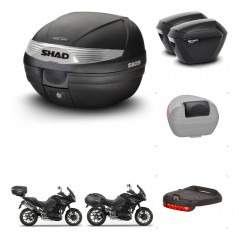 SHAD SH23 suitcases + mounting bracket SH29 trunk accessories KIT-470608