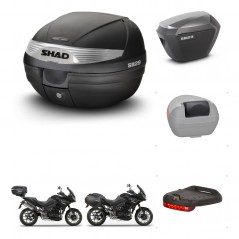 SHAD Maletas sh23 alu + soporte montaje baul SH29 accesorios KIT-470609