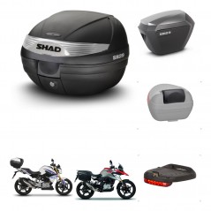 SHAD Maletas sh23 alu + soporte montaje baul SH29 accesorios KIT-470625