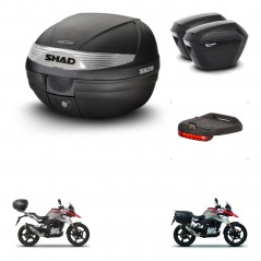 SHAD SH23 suitcases + mounting bracket SH29 trunk accessories KIT-470628