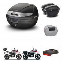SHAD Maletas sh23 + soporte montaje baul SH29 accesorios KIT-470632