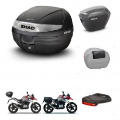 SHAD SH23 alu suitcases + mounting bracket SH29 trunk accessories KIT-470633