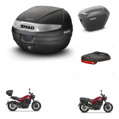 SHAD Maletas sh23 alu + soporte montaje baul SH29 accesorios KIT-470637