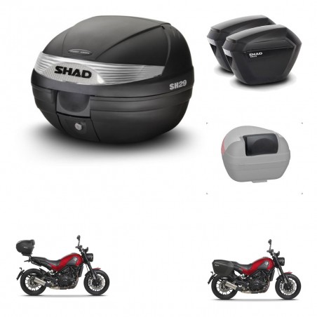 SHAD Maletas sh23 + soporte montaje baul SH29 accesorios KIT-470638