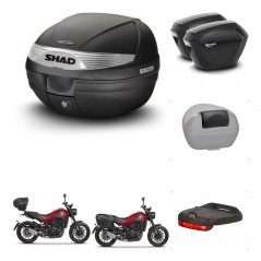SHAD SH23 suitcases + mounting bracket SH29 trunk accessories KIT-470640