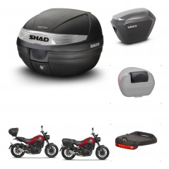 SHAD Maletas sh23 alu + soporte montaje baul SH29 accesorios KIT-470641