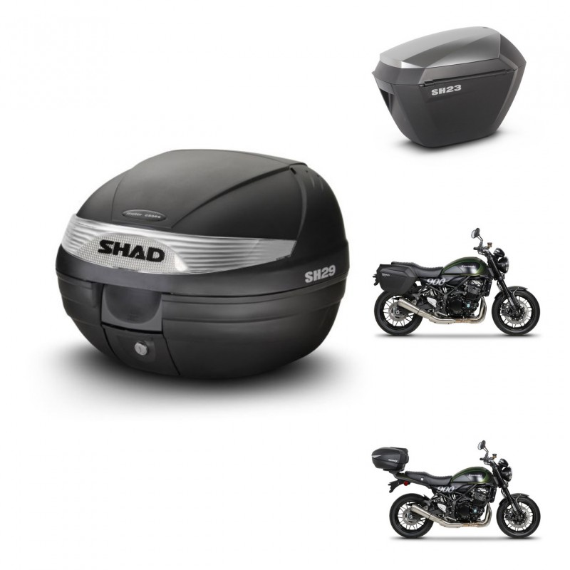SHAD Maletas sh23 alu + soporte montaje baul SH29 KIT-470651
