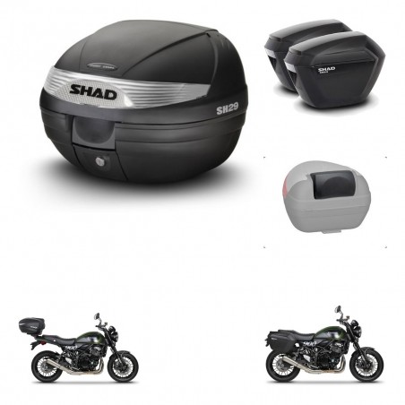 SHAD Maletas sh23 + soporte montaje baul SH29 accesorios KIT-470654