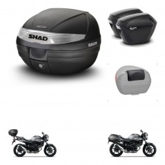 SHAD SH23 suitcases + mounting bracket SH29 trunk accessories KIT-470662
