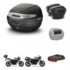 SHAD SH23 suitcases + mounting bracket SH29 trunk accessories KIT-470664