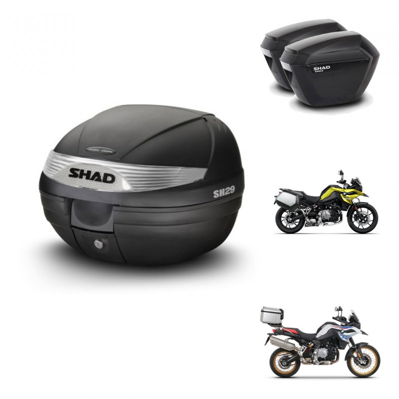SHAD SH23 suitcases + mounting bracket SH29 trunk KIT-470666