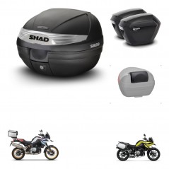 SHAD SH23 suitcases + mounting bracket SH29 trunk accessories KIT-470670