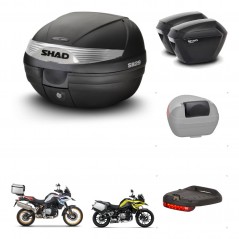 SHAD SH23 suitcases + mounting bracket SH29 trunk accessories KIT-470672