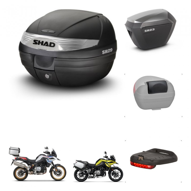 SHAD Maletas sh23 alu + soporte montaje baul SH29 accesorios KIT-470673