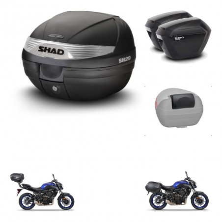 SHAD Maletas sh23 + soporte montaje baul SH29 accesorios KIT-470678