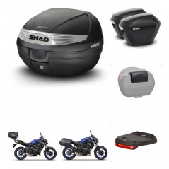SHAD SH23 suitcases + mounting bracket SH29 trunk accessories KIT-470680