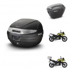 SHAD SH23 alu suitcases + mounting bracket SH29 trunk KIT-470683