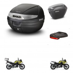 SHAD SH23 alu suitcases + mounting bracket SH29 trunk accessories KIT-470685