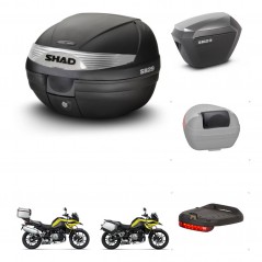SHAD Maletas sh23 alu + soporte montaje baul SH29 accesorios KIT-470689