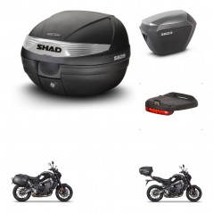 SHAD SH23 alu suitcases + mounting bracket SH29 trunk accessories KIT-470709