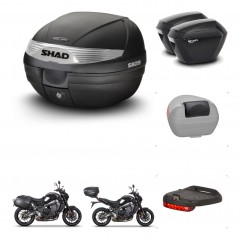 SHAD Maletas sh23 + soporte montaje baul SH29 accesorios KIT-470712