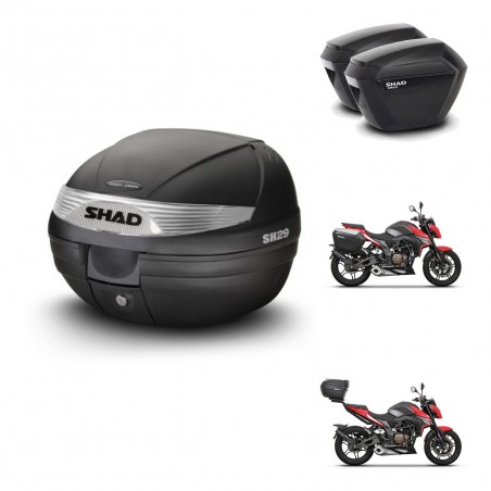 SHAD Maletas sh23 + soporte montaje baul SH29 KIT-470722