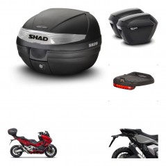 SHAD Maletas sh23 + soporte montaje baul SH29 accesorios KIT-470732